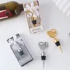 Hjärtform Vinflaskpropp Återanvändbar vakuumförseglad ölpropp Cork för kök bartillbehör bröllopsfest gynnar MJ1223