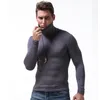 Men's T Shirts Long sleeve T Shirt Men Turtleneck modal tshirt tight elastic tees soft and breathable 221202