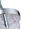 Lámparas colgantes LED Crystal Araña 110V 220V Personalidad Luz de gota de lluvia para pasillo Techo Pasillo Cristal Lustres Lámparas Dro Ot9Nl