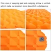 Outdoor Pads Ultralight Camping Sleeping opblaasbare mat voor backpacken wandelgeïsoleerde Tress 221203