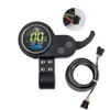 36V 48V 52V60 70V دراجة كهربائية عالمية شاشة LCD عرض خنق الإبهام لصالح ماء Ebike Scooter LCD Meter