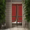 Curtain Japanese Noren Doorway Door Curatin Brick Wooden Board Texture Partition Kitchen Bedroom Decoration Half