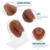 Party Decoration Tongue Model Human Practicesimulation Body Fakesilicone Part Artificial Display Tool Teaching Prop Jewelry False Prank Toys