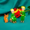 Dekorativa objekt Figurer Lovely the Little Prince Rose Action Figure Harts Figurinsamling Modelldocka för Girl Boy Gift Hem Desktop Decoration 221203