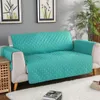 Stoelbedekkingen Solid Color Non-slip Slipcover Bench Sofa Wrapper Furniture Protector Case Pads Chaircover Home Decor