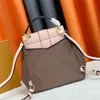 Fshion женские маленькие рюкзаки школьная сумка Clapton bakcpack damier уличные сумки дизайнерские детские цветочные кожаные кошельки N42259