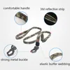 Dog Collars Camouflage Training Leash Reflective Pet Puppy Lead Double Handle Heavy Duty Walking For Small Medium Big Large Dogs