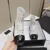 Chanells tornozelo mini botões de canal casual designer super neve botas de plataforma de neve