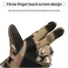 Guanti sportivi Touch screen impermeabile Sci Tattiche invernali All'aperto Camouflage Caccia Tattico militare da uomo Biker Escursionismo 221203