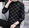 Casual Men's Sweater O-Neck Striped patterns free Slim Fit Letter Knittwea Sweaters Pullover Men Pull Homme Sweaters