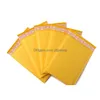 Packing Bags 11X13 Cm Yellow Cowe Bubbles Bags Shockproof Waterproof High Quality Selfadhesive Melt Adhesive Packing Bag Wholesale P Dh6Zj