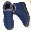 Boots Men Snow Plus Size Shoes Man Warm Fur Winter For Male Ankle Waterproof Shoe Footwear Work 221203