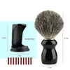 Ferramentas de maquiagem Brush de barbear puro Badger Shave Wood Handled Sport N￳ tradicional 25mm para homens 221203