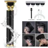 Barbeadores elétricos apartador de cabelo clipper sem fio barbeador barba barbeiro 0mm Máquina de corte de homens para o estilo de corte 221203