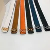 Elegant Designers Belts For Woman Gold Silver Buckle Width 3.5cm Cowhide Leather Belt 5 Colors Needle Buckle Letter Lo 22120304