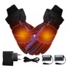 Ski Gloves Electric Heated Hand Warmer Charging Heating Finger Safety Constant Temperature Skiing Scooter Cycling Warm 221203