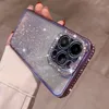 Модные роскошные чехлы с блестками и бриллиантами, чехол для iPhone 14, 13, 12, 11 Pro Max x xs xr 7 8 Plus, женский чехол из мягкого силикона 7909687