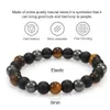 Kralen 8 mm handgemaakte geweven kralen armbanden natuursteen chakra yoga energie elastische armband voor mannen charme verstelbare handketen jood dhhkv