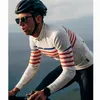 Racing Jackets 2022 Pro Team Winter Thermal Fleece Lange mouw Cycling Jersey MTB Bike Clothing Uniform Bicycle Maillot Ropa Ciclismo 8
