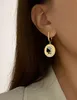 INS – boucles d'oreilles de luxe pour femmes, bijoux fins, pendentif, collier en forme de cœur en or k, avec perles gravées, bracelets, sac, nouveauté
