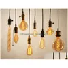 LED -lampen retro Edison Light BB E27 110V 220V 40W ST64 A19 T10 T45 T185 Filament Vintage Ampo￫