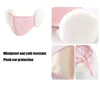 Berets Warm Earmuffs Face Cover Earflap Riding Ski Ear Flap Windproof And 2 In 1 Masks Cotton Cold-proof Mask