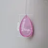 Ljuskrona Crystal Camal 10st 47mm rosa släta tårpärlor prisma hängslampa hängande prydnad bröllop hem smycken hantverk