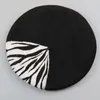 Bérets Fashion peintre chapeau hiver vintage noir blanc stripe beret sboy cadeau dropship