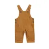 Byxor 6m-3 år Toddler Baby Girl Boy Match Clothes Stripe Bib Pants Overalls Suspender 221203