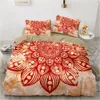 Bettwäsche-Sets Luxus 3D Europa Königin König Doppel Bettbezug Leinen Bequeme Decke Quilt Set Nordic Lila 221206