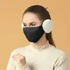 Berets Warm Earmuffs Face Cover Earflap Riding Ski Ear Flap Windproof And 2 In 1 Masks Cotton Cold-proof Mask