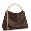 Модные женщины Классическая кожаная коричневая цветочная сетка Сумки для покупок сумки на плечах сумочка Lady Tote Messenger Bag 4 Цвета с оригинальной пыльной сумкой JN8899