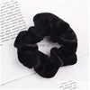 Elásticos de borracha de cabelo veet scrunchie women garotas de cabelo elástico faixas de borracha acessórios goma para tocar toucador de cavalo rabo de corda dhzij