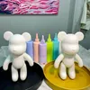 Oggetti decorativi Figurine Orso fluido set a mano fatti fatti bricioli statue manuale dei bambini giocattoli per bambini dipinti di sculture violente decorazioni per la casa 221203