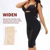 Damesjaberse fajas colombiaanas full body shaper taille trainer afslanke ondergoed shapewear buikbestrijding lifter postpartum bodysuit 221202