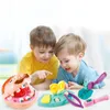 Küchen Spielen Lebensmittel Kinder DIY Tonspielzeug Farbe Ton Kleiner Zahnarzt Kindergarten Set Plastilin Rollenspielspielzeug Simulationsszenarien Pädagogisches Geschenk 221202