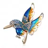 Pinnen broches 3 stijlen wilde vogellegering broche oliemortaal broches pin dames sieraden strass reve pin revers pins drop levering dhstx