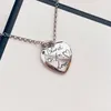 Créateur de mode femmes collier bracelet classique coeur ensemble or 18 carats fille Saint Valentin amour cadeau bijoux en acier inoxydable en gros et au détail