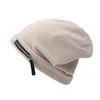 Berets dames massieve kleur gebreide hoed met ritssluiting decor winter cap koude cadeautjes voor vriendin tieners