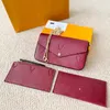 Designer Umhängetaschen Frauen Handtasche Geldbörse Set Design Dame Messenger Bag Klassisches Muster Echtes Leder Kette Handtaschen top99 003