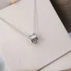 BVG Spring Halskette Designer Schmuck Set Anhänger Halsketten Armband Ohrring 18K Gold 925 Sterling Silber Rose