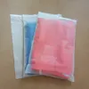 Enveloppe-cadeau 50pcs Grossé épais 0,2 mm Plastic Reclosable Zipper Poly sac Emballage de rangement imperméable pour vêtements Bijoux 221202