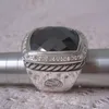 Silver smycken 20mm ring med hematit och CZ: s designsmycken fin smycken kvinnans ring