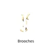 New fashion brooch full of diamonds Personality elegant and versatile temperament pin sweater accessories paety