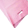 Gift Wrap 50pcs Pink Gold Dot Plastic Handle Bags Clothing Packaging With Handles Shopping Bag 221202