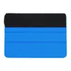 car vinyl film wrapping tools Scraper squeegee with felt soft edge wall paper scraper mobile screen protector install Care Cleaning tool Blue color