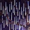 Strings 3 Set LED Meteor Shower Lights Waterproof Solar String Year Home Christmas Street House Garland Decoration Navidad