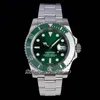 ARF Sub Date 11661 VR3135 Automatic Mens Watch 40mm Ceramics Bezel Green Dial White Marker