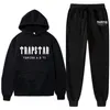 Trapsuits voor heren Trapstar Autumn Winter Men Hooded Sweatshirt Suit Paar Jogging Hoodiesesweatpants Twee stukken Set Streetwear Tracksuit 221202