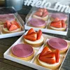 Gift Wrap LBSISI Life 5pcs Mousse Cake Musavat Transparent Packing Box Afternoon Tea Pastry Baking Birthday Wedding Party Decoration 221202